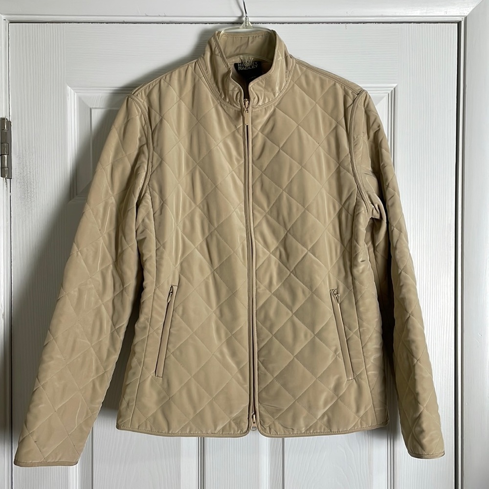Vintage Hilary Radley Quilted Tan Jacket